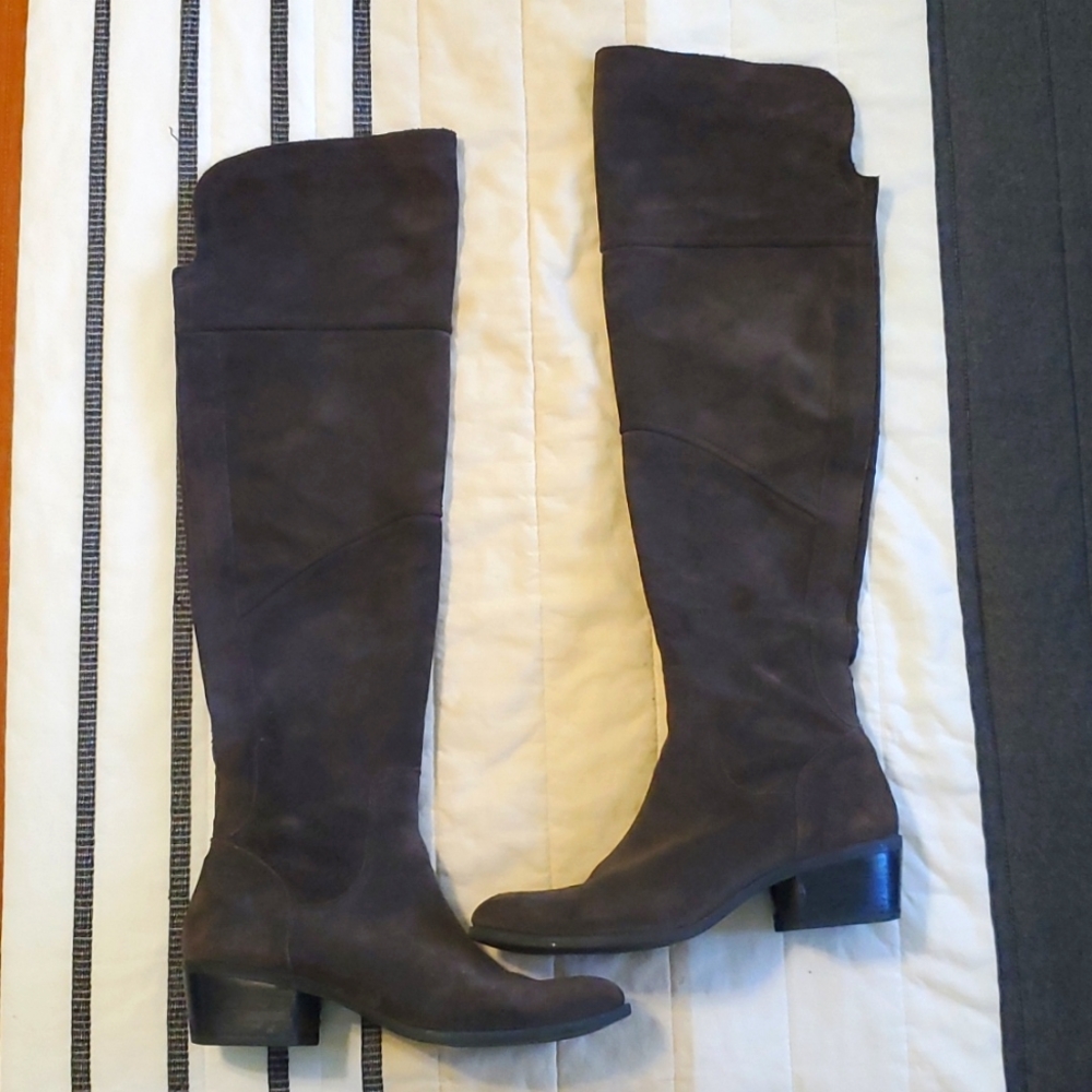 Vince Camuto Drak Grey Suede OTK Boot